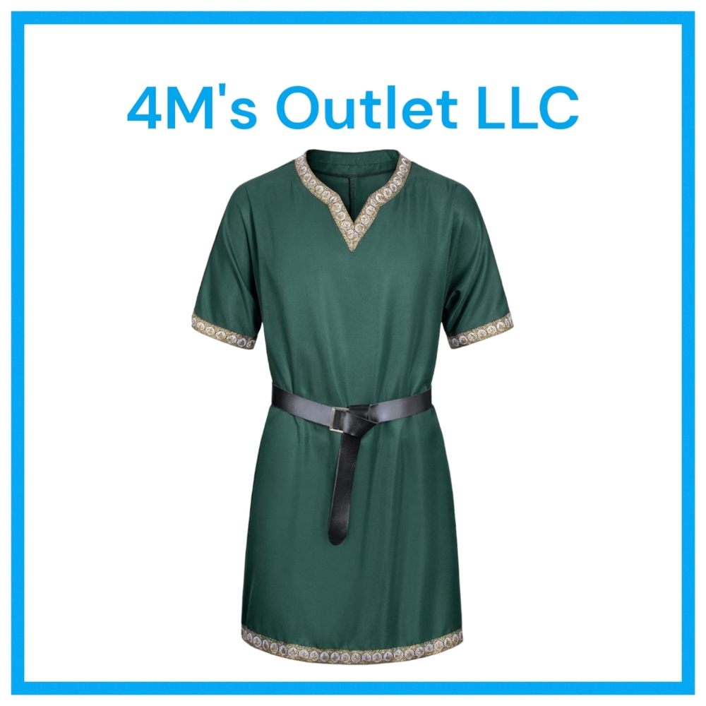 Men's Green Tunic with Belt